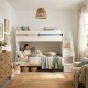 Children's bunk bed with drawers Gia 90x190/90x190cm