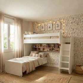 Gia lit superposé avec rangement 182,7x252x107,8 cm