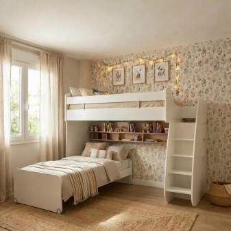 Gia bunk bed with storage 182,7x252x107,8 cm