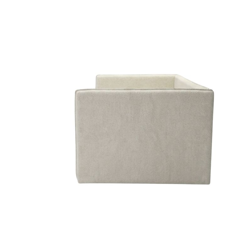Cama tapizada con almacenamiento Merlín 90x190cm