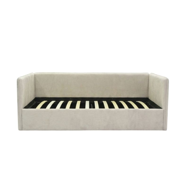 Cama tapizada con almacenamiento Merlín 90x190cm