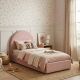 Cama tapizada con almacenamiento Mim 90x190cm