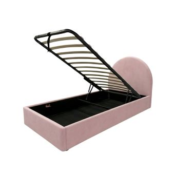 Cama tapizada con almacenamiento Mim 90x190cm