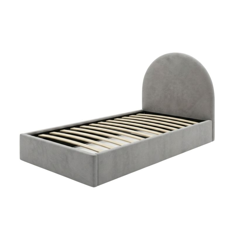 Cama tapizada con almacenamiento Mim 90x190cm