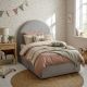 Cama tapizada con almacenamiento Mim 90x190cm