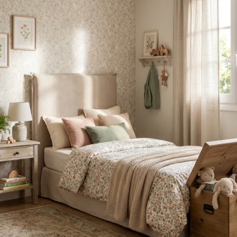 Tête de lit tapissée Arqui 90/105cm