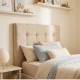 Cabezal tapizado beige Ardi 90/105cm