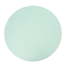 Mesita auxiliar verde estampado dorado  Salón Mesas auxiliares   DISTRIMOBEL Muemue - Muebles