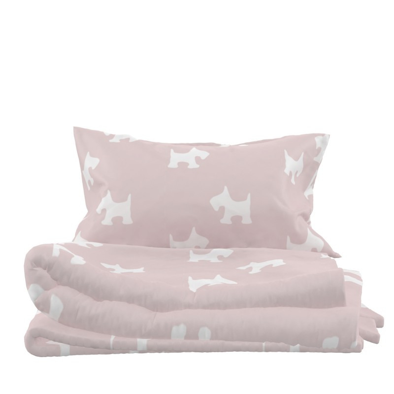 Juego de funda nórdica infantil perrito textil Fundas nórdicas Color: pastel rosa; Tipo de producto: edredón; Tematica: puppy;