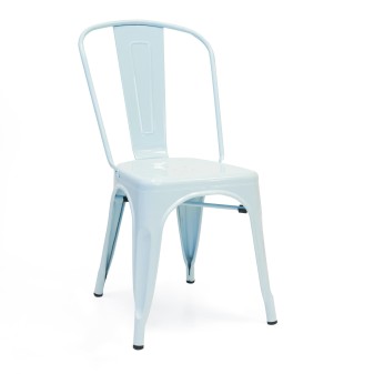 Silla industrial linx  Hogar Salón COLORES DISPONIBLES: menta, gris galbanizado, blanco mate, azul frozen, rosa pastel, amarillo