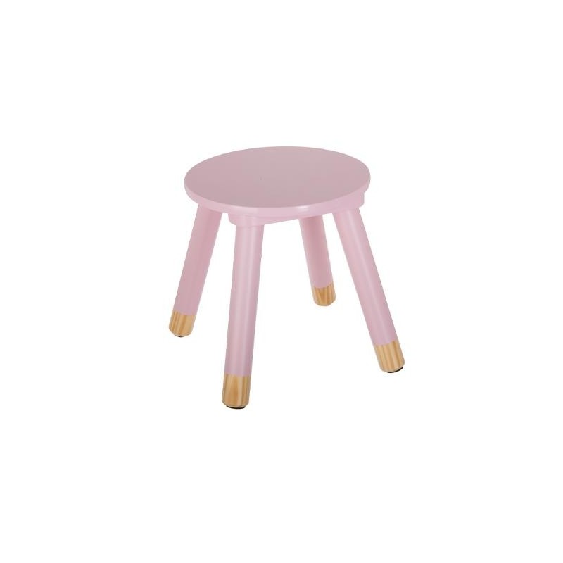 Taburete baby pink  Decoración Infantil Mesitas, sillas y Pupitres    Muemue - Muebles