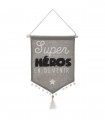Super Heros banderin de pared  36x25cm