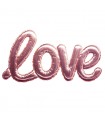 Love balloon type decorative sticker