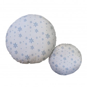 Space set 2 cojines infantiles redondos
