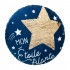 Almofada azul estrela 40cm