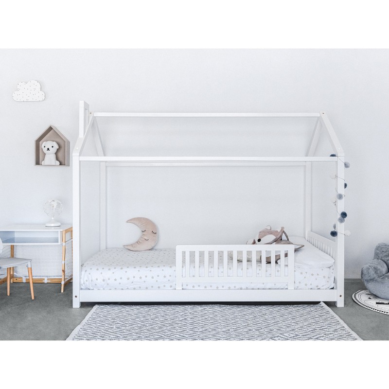 Kinderbett mit Kamin Montessori 90x190cm