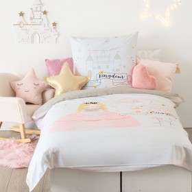 Princess children's duvet cover set. Bed 90x190cm