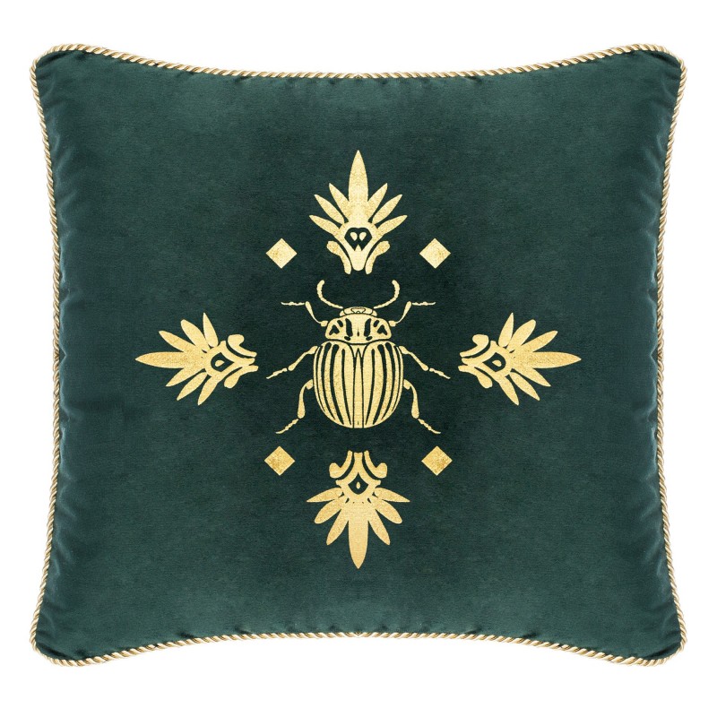 Beetle velvet cushion 40x40 cm