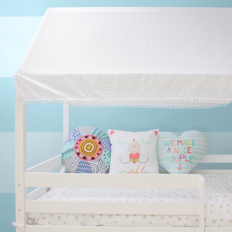 Textile set for MU0311 Montessori bunk bed pompoms