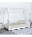 Kinderbett mit Kamin Montessori 90x190cm