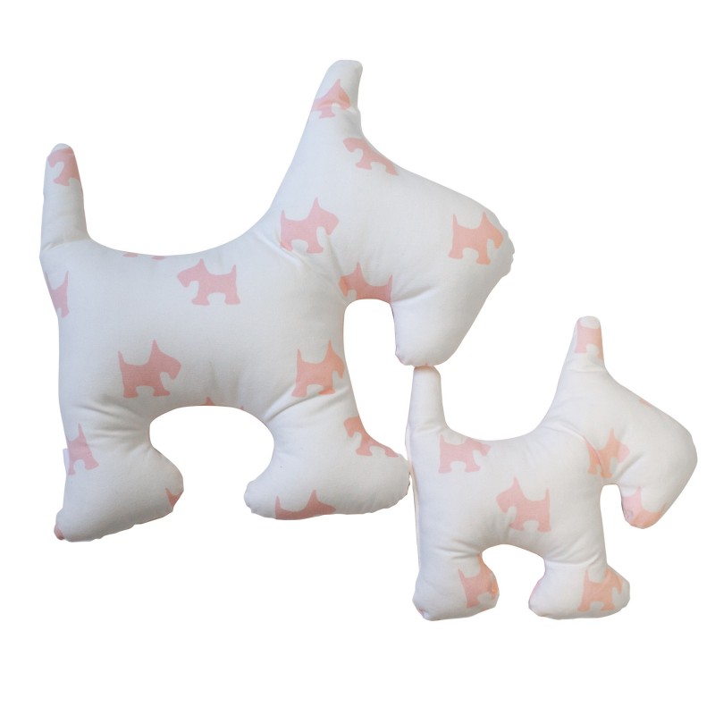 Dog duvet cover and cushion set. Bed 90x190cm