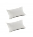 Pack of 2 pillows 100% visco flakes and pur