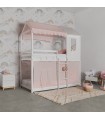 Textile set for MU0311 bunk bed Montessori pink