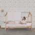 Dolce white plumeti bedspread154x235cm