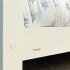Lit superposé maison en bois Happy blanche 90x190/90x190cm
