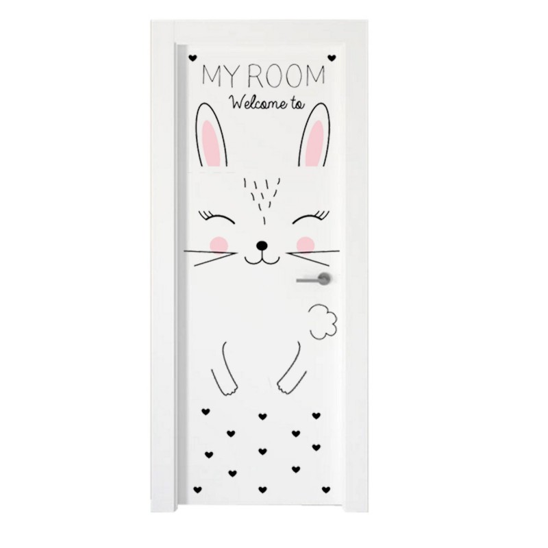 My room decorative bunny sticker 50x70cm