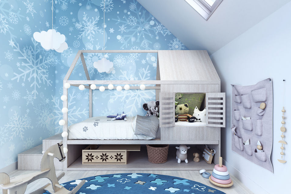 How to decorate a small children's room